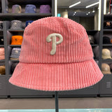 Yankee and Dogers Bucket Hat Autumn and Winter Vintage Corduroy Bucket Hat Bucket Hat