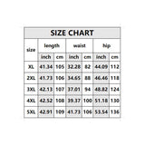 Women Plus Size Jeans Slim Fit High Waist Skinny Split Denim Trousers