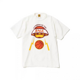 Human Made T-Shirt Slub Cotton Men and Women Loose Couple round Neck Short Sleeve