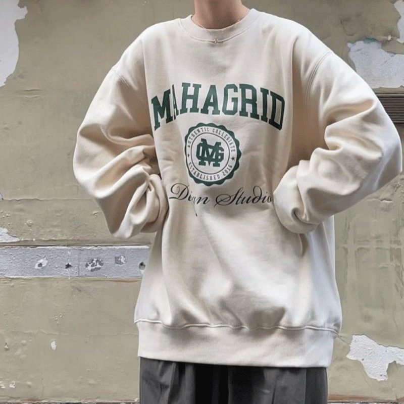 Diana Harvard Sweatshirt Jin Sheng Jin Wendy Li Longfu Zhang Ruonan Fleece-Lined Letter Print Sweater