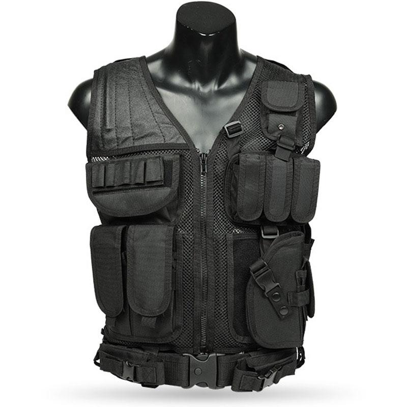 Tactics Style Men's Outdoor Vest Tactical Vest Tactical Vest Multi-Functional Vest Household Equipment Function Training Suit