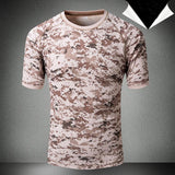 Tactics Style T Shirt for Men T-shirt Tactical Men's Short Sleeve Summer round Neck