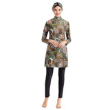 Burkini Muslim Swimwear Printed Swimsuit