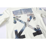 Off White Hoodie Sweater Couple Owt Autumn and Winter Arrow Hooded Pullover Sweatshirts Plus Size Casual Comfortable