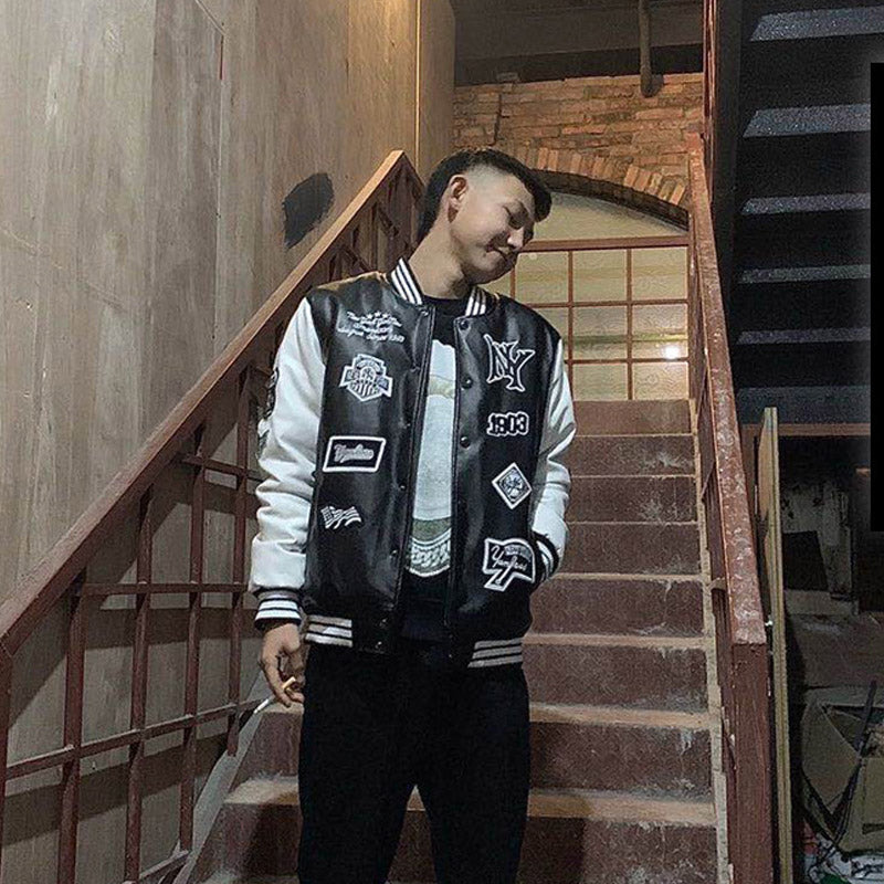 Yankee Letterman Jacket Outfit Senior Jackets Varsity Baseball College Coat