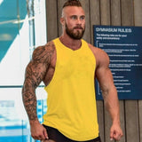 Man Tanks Men's Vest Cotton Solid Color Men's Sports
