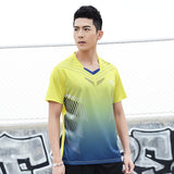 Cricket T Shirt Badminton Clothing Men's and Women's Quick-Drying T-shirt Breathable Tennis Suit
