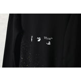 Off White Sweatshirts Long Sleeve round Neck Sweater Spring and Summer Pullover Sweater for Men and Women