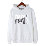 Slogan Graphic Hoodie Pullover Coat Hooded Printed Sweater