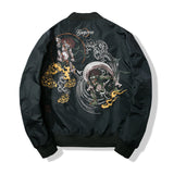 Varsity Jacket Embroidered MA-1 Air Force Pilot Jacket Baseball Uniform
