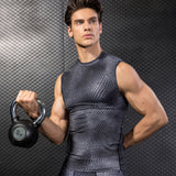 Man Tanks Fitness Running Exercise