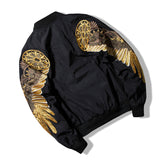 Varsity Jacket Embroidered MA-1 Pilot Jacket Baseball Uniform