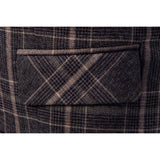 Tuxedo Vests Men Suit Vest Spring Men's Business Casual Plaid Vest