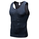 Moisture Wicking Shirts Men's 3D Three-Dimensional Printed Vest Fitness Running Training Vest Tight Stretch Quick Drying Clothes