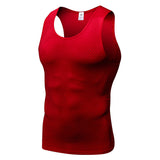 Moisture Wicking Shirts Men's 3D Three-Dimensional Printed Vest Fitness Running Training Vest Tight Stretch Quick Drying Clothes