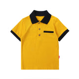 Children Boy Polo Shirts Children's Short-Sleeved T-shirt Summer Short-Sleeved T-shirt