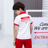 Children Boy Polo Shirts Children's Short-Sleeved T-shirt Summer Short-Sleeved T-shirt