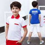 Children Boy Polo Shirts Children's Short-Sleeved T-shirt Summer Short-Sleeved T-shirt