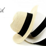 Straw Hat Straw Hat Fedora Hat Gentlemen's Hat Anti-DDoS Straw Hat