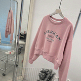 Diana Harvard Sweatshirt Fleece-Lined Crew Neck Sweater