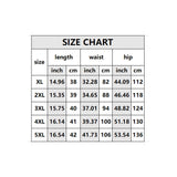 Women Plus Size Denim Shorts High Waist Slim-Fitting Patchwork Denim Shorts