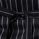 Tuxedo Vests Autumn Suit Vest Men's Vintage Stripe plus Size Sleeveless Suit Vest