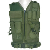 Tactics Style Men's Outdoor Vest Tactical Vest Outdoor Tactics Vest Jacket Adventure Stab-Resistant Protective Equipment