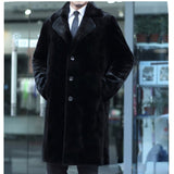 Beaver Coat Men Autumn and Winter Coat Men's Thick Leather Coat Coat