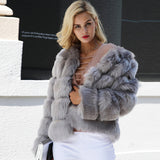 Full Length Faux Fur Coat