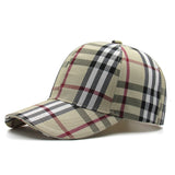 Vintage Check Baseball Cap