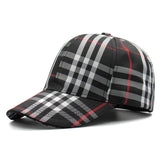 Vintage Check Baseball Cap