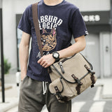 Sling Bags for Men Canvas Bag Men's Shoulder Messenger Bag