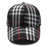 Vintage Check Baseball Cap