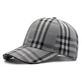 Vintage Check Baseball Cap