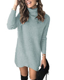 Sweater Dress Outfit With Tights 2 Piece Set Autumn Knitwear Pullover Dress Sweater