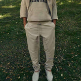 Fog Essentials Pants Fear Of God Fog Essentials Pants Multi-Line Loose Sweatpants Colorful Ankle-Tied Trousers for Men