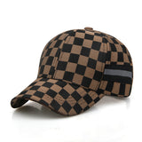 Vintage Check Baseball Cap Plaid