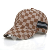 Vintage Check Baseball Cap Plaid