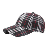 Vintage Check Baseball Cap Color Plaid