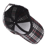 Vintage Check Baseball Cap Color Plaid