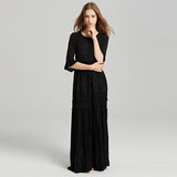 Women Dresses Bohemian Embroidered Maxi Dress