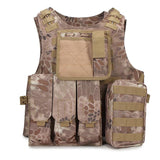 Tactics Style Men's Outdoor Vest Tactical Vest Tactical Vest Vest Multi-Functional Vest Field Defense Vest