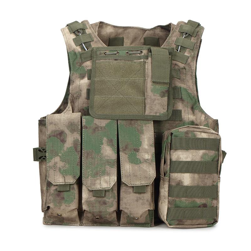 Tactics Style Men's Outdoor Vest Tactical Vest Tactical Vest Vest Multi-Functional Vest Field Defense Vest