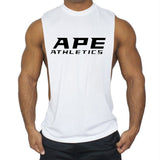 Man Tanks Fitness Vest Pure Cotton Men's Sports Workout