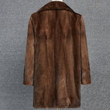 Beaver Coat Men Mink Fur Men's Winter Coat