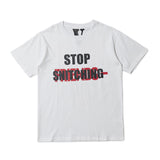 ATL Vlone T Shirt Men's and Women's Short-Sleeved T-shirt Summer Loose