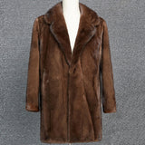 Beaver Coat Men Mink Fur Men's Winter Coat