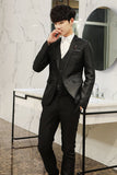 Seersucker Suit Dress Vest Three-Piece