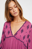Women Dresses Embroidered Pattern Dress