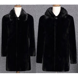 Beaver Coat Men Fall Winter Men Coat plus Size Casual